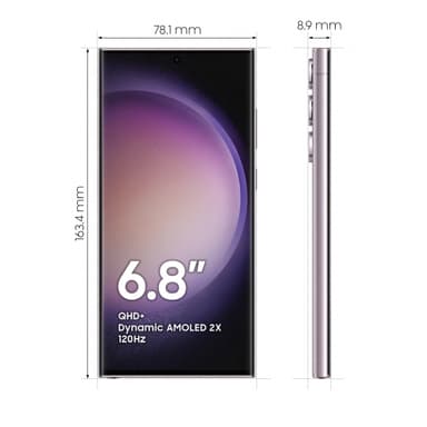 Samsung Galaxy S23 Ultra 5G smartphone 8/256GB (lilla)