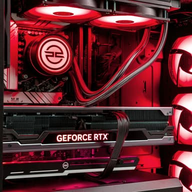 PCSpecialist Fusion R90D R9X3D-7/32/1000/4080 stationær gaming computer