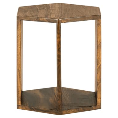 Sæt med 3 sofabord Sheesham træ Sofabord sofabord sofabord Stue bord 30x30x35cm