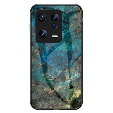 SKALO Xiaomi 13 5G Marmor hærdet glas TPU Cover - #1
