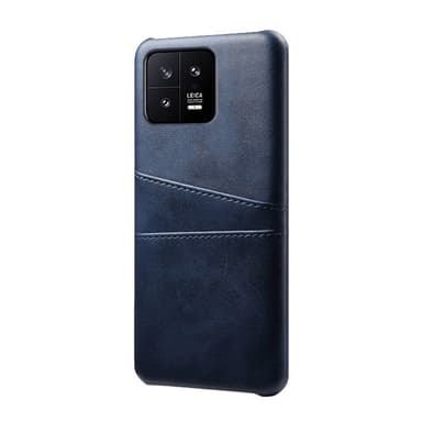 SKALO Xiaomi 13 5G PU-læder Kortholder Cover - Blå