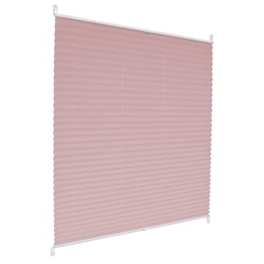 ECD Germany Plisseret Clamp Fix uden boring 70 x 150cm Pink Sightsee Sonnen og
