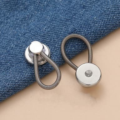 12-paks taljeforlænger til jeans - ingen syknapforlænger 10 mm