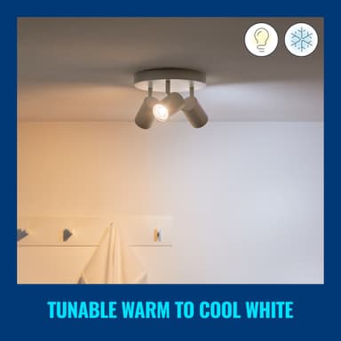 Wiz Connected Wi-Fi BLE LED-pærer 4,7W GU10 3-pak