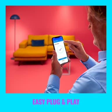 Wiz Connected Wi-Fi BLE LED-pærer 4,7W GU10 3-pak