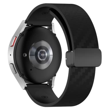 INF Urrem til 22 mm Garmin/Huawei/Samsung Galaxy Watch Silikone Sort 12.5*8.8*2.2CM