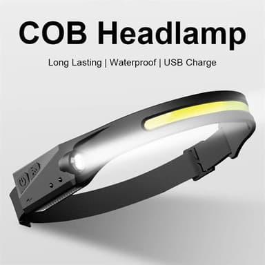 Pannlampa med LED-remsa