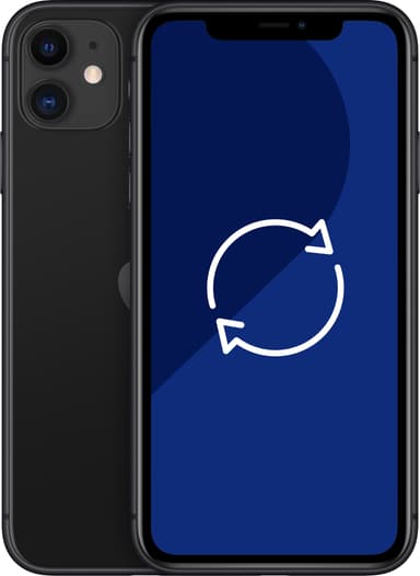 Brugt iPhone 11 smartphone 128 GB (sort)