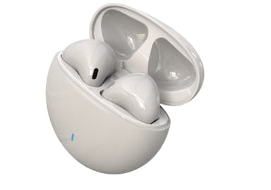 Trådlösa hörsnäckor Bluetooth 5.3 pekkontroll IPX4 Hvid