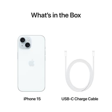 iPhone 15 – 5G smartphone 512GB Blå