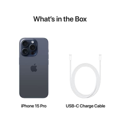 iPhone 15 Pro 5G smartphone 512GB Blåt Titanium