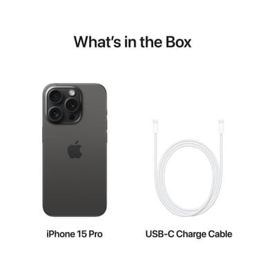 iPhone 15 Pro 5G smartphone 512GB Sort Titanium