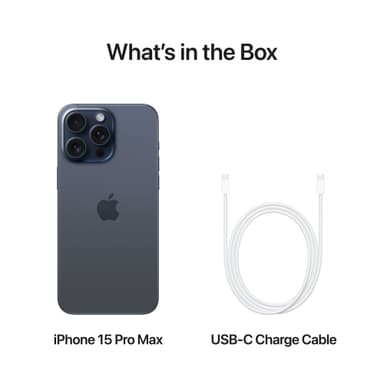 iPhone 15 Pro Max 5G smartphone 1TB Blåt Titanium