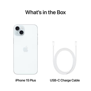 iPhone 15 Plus – 5G smartphone 512GB Blå