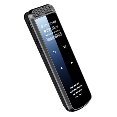32 GB støjreduktion Lydoptager Dual-Mic HD Stemmeaktiveret