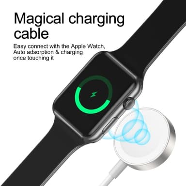 JOYROOM til Apple Watch USB-A opladningsstation Magnetisk oplader
