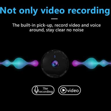 X16 Mini Spy Kamera Trådløs Wifi IP Hjemmesikkerhedskamera HD 1080P
