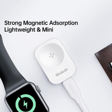 MCDODO Apple Watch Series 7 - 1 bærbar magnetisk trådløs oplader