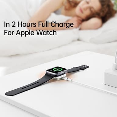 MCDODO Apple Watch Series 7 - 1 bærbar magnetisk trådløs oplader