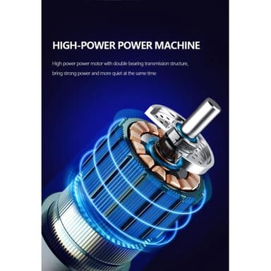 Massagepistol T-06 6-gear 6-hoved