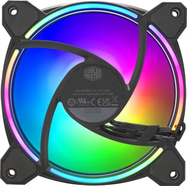 Coolermaster MasterFan MF120 Halo2 RGB PWM blæser (3-pakke)