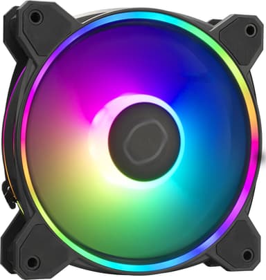 Coolermaster MasterFan MF120 Halo2 RGB PWM blæser (3-pakke)