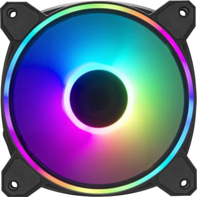 Coolermaster MasterFan MF120 Halo2 RGB PWM blæser (3-pakke)