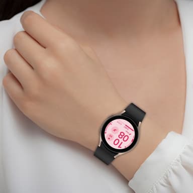 Silikone rem til Samsung Galaxy Watch 7/FE Sort