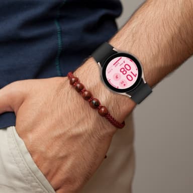 Silikone rem til Samsung Galaxy Watch 7/FE Sort