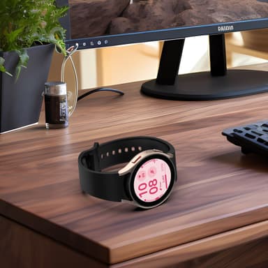 Silikone rem til Samsung Galaxy Watch 7/FE Sort