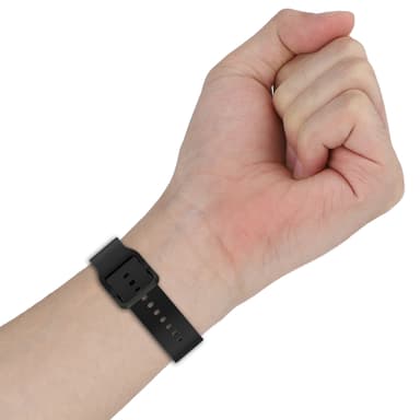 Silikone rem til Samsung Galaxy Watch 7/FE Sort