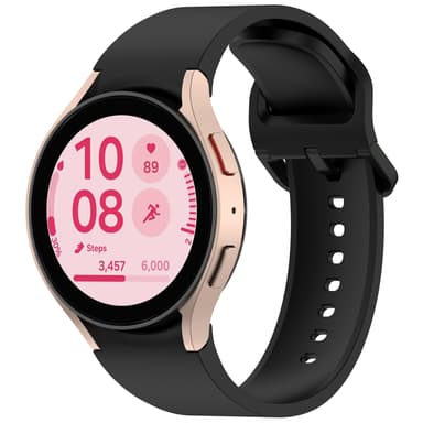 Silikone rem til Samsung Galaxy Watch 7/FE Sort