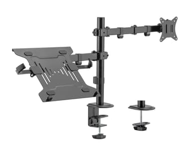 NÖRDIC Monitor og laptop holder Monitor 13-27 ""8 kg bærbare 15,6"" skærm beslag