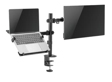 NÖRDIC Monitor og laptop holder Monitor 13-27 ""8 kg bærbare 15,6"" skærm beslag