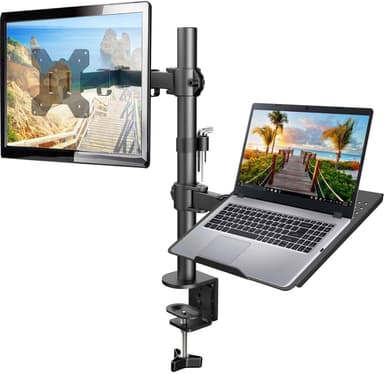 NÖRDIC Monitor og laptop holder Monitor 13-27 ""8 kg bærbare 15,6"" skærm beslag