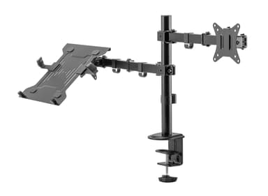 NÖRDIC Monitor og laptop holder Monitor 13-27 ""8 kg bærbare 15,6"" skærm beslag