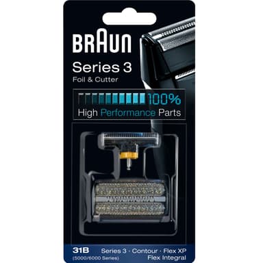 Braun Series 3 folie og skærer 31B - sort