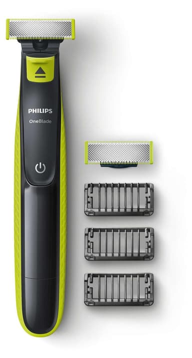 Philips OneBlade QP2520/30 Barbermaskine, Barbergrej vaskbar Lysegrøn, Mørkegrå