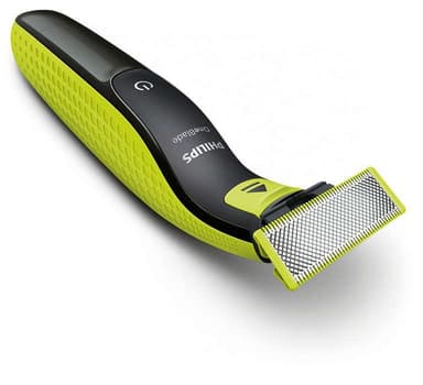 Philips OneBlade QP2520/30 Barbermaskine, Barbergrej vaskbar Lysegrøn, Mørkegrå