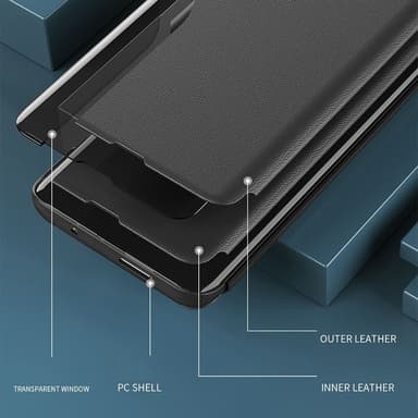 SKALO Samsung A16 Clear View Window Cover - Blå