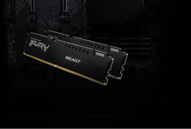 Kingston FURY Beast 64GB DDR5 RAM 6000MT/s CL30 (sort)