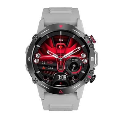 Smartwatch / sportsur med Bluetooth-opkald Sølv