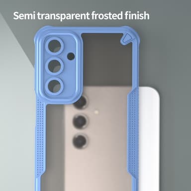 SKALO Samsung A16 Armor Hybrid Frosted Cover - Blå
