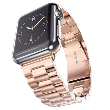 SKALO Lænkearmbånd Apple Watch Series 10 42mm - Rosa guld