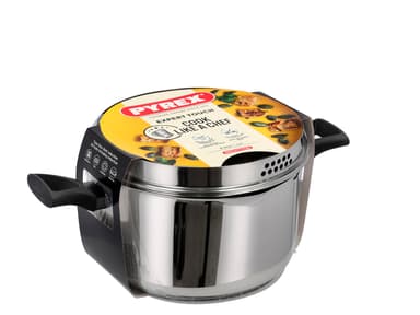 Pyrex Gryde Polished steel