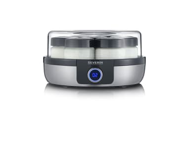 Severin Digital Yoghurtmaskine Stål/Sort
