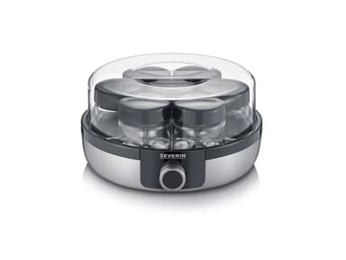 Severin Digital Yoghurtmaskine Stål/Sort