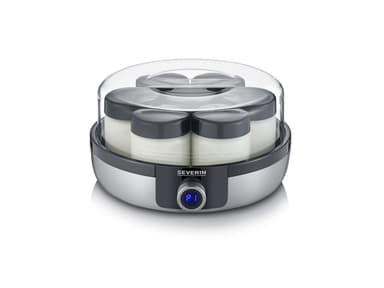 Severin Digital Yoghurtmaskine Stål/Sort
