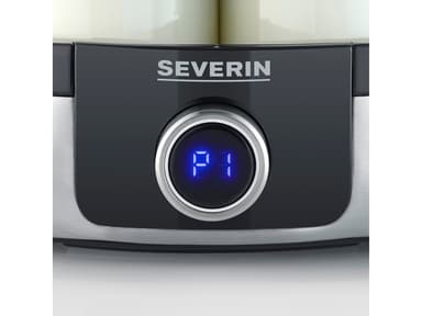 Severin Digital Yoghurtmaskine Stål/Sort
