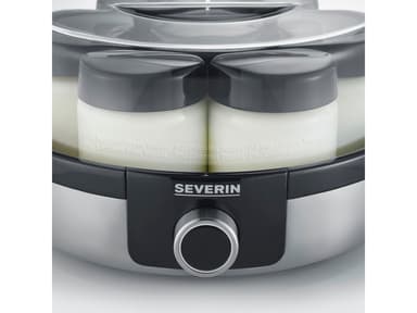 Severin Digital Yoghurtmaskine Stål/Sort